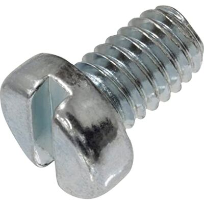 AERZETIX C60153 Lot de 50 Vis à métaux à tête cylindrique M4x6 mm à empreinte fendue S boulon d'assemblage DIN 84 dureté 4.8 en acier zingué couleur argent - Publicité AERZETIX C60153 Lot de 50 Vis à métaux à tête cylindrique M4x6 mm à empreinte fendue S boulon d'assemblage DIN 84 dureté 4.8 en acier zingué couleur argent - Publicité