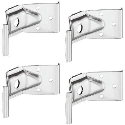 Gedotec Support d'Angle de Table, Banc et Meuble Accessoire de Fixation Résistant en Acier Galvanisé Equerre Fixe de Montage pour Bois et Métal Quincaillerie Pack de 4 pièces - Publicité Gedotec Support d'Angle de Table, Banc et Meuble Accessoire de Fixation Résistant en Acier Galvanisé Equerre Fixe de Montage pour Bois et Métal Quincaillerie Pack de 4 pièces - Publicité
