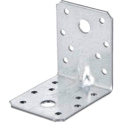 Alberts GAH 333461.0 Équerre renforcée avec nervure en Acier Galvanisée Sendzimir 70 x 70 x 55 mm - Publicité Alberts GAH 333461.0 Équerre renforcée avec nervure en Acier Galvanisée Sendzimir 70 x 70 x 55 mm - Publicité