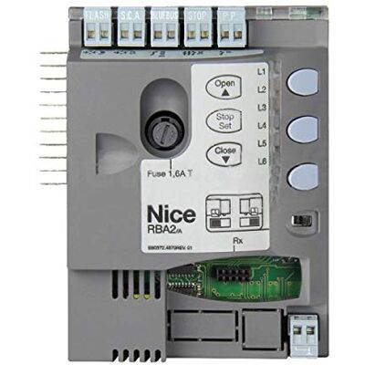 NICE RBA2/A - Photocell, Clignotant, 24V - Carte électronique pour portails coulissants - Publicité NICE RBA2/A - Photocell, Clignotant, 24V - Carte électronique pour portails coulissants - Publicité