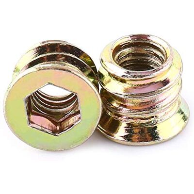 Walfront 20Pcs M6 Kit d'Assortiment Vis Boulon Tête Plate Six Pans Creux Entièrement Filetée au Carbone Zinguée pour Meubles en Bois (M6*10mm) - Publicité Walfront 20Pcs M6 Kit d'Assortiment Vis Boulon Tête Plate Six Pans Creux Entièrement Filetée au Carbone Zinguée pour Meubles en Bois (M6*10mm) - Publicité