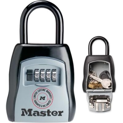Master Lock Boite a clef, à Anse, Extérieur, 15.7 x 9 x 10 cm - Publicité Master Lock Boite a clef, à Anse, Extérieur, 15.7 x 9 x 10 cm - Publicité