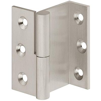 Gedotec Charniere Porte Meuble Visser Neuform Porte et Tiroir en Bois de Meuble Cuisine, Placard, Coffre Épaisseur de Porte 20-21 mm Butée Gauche Laiton Brossé Nickelé 1 Pièce - Publicité Gedotec Charniere Porte Meuble Visser Neuform Porte et Tiroir en Bois de Meuble Cuisine, Placard, Coffre Épaisseur de Porte 20-21 mm Butée Gauche Laiton Brossé Nickelé 1 Pièce - Publicité