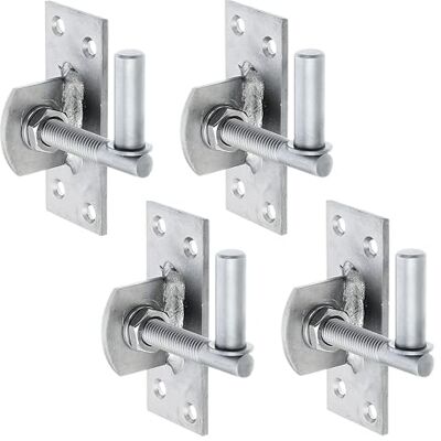 Alberts 852221 Gond à visser réglable de 20 mm acier inoxydable cote axe Ø13 mm platine 100 x 40 mm kit de 4 - Publicité Alberts 852221 Gond à visser réglable de 20 mm acier inoxydable cote axe Ø13 mm platine 100 x 40 mm kit de 4 - Publicité
