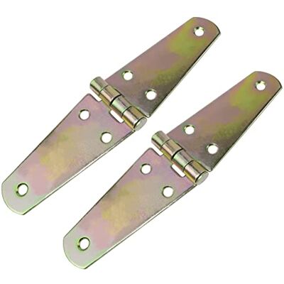 AERZETIX C58704 Lot de 2 charnières de caisses triangulaires 150x35x2 mm à 6 trous ronds en acier zingué - Publicité AERZETIX C58704 Lot de 2 charnières de caisses triangulaires 150x35x2 mm à 6 trous ronds en acier zingué - Publicité