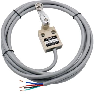 Baomain Interrupteur de Fin de Course Industriel BM-3104 (TZ-3104), Levier à Rouleau Robuste, Étanche IP67, Contact Momentané SPDT (1NO+1NC), Commutateur de Position pour CNC et Automatisme - Publicité Baomain Interrupteur de Fin de Course Industriel BM-3104 (TZ-3104), Levier à Rouleau Robuste, Étanche IP67, Contact Momentané SPDT (1NO+1NC), Commutateur de Position pour CNC et Automatisme - Publicité