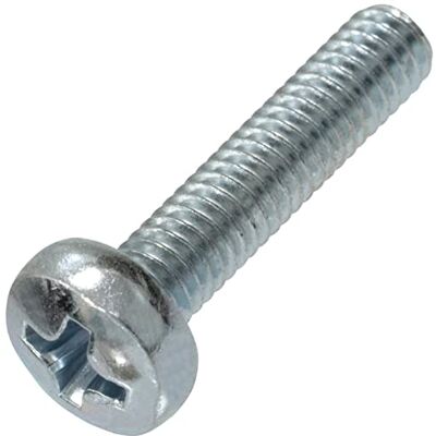 AERZETIX C59869 Lot de 50 Vis métaux à tête cylindrique M4x18 mm à empreinte PH2 boulon d'assemblage DIN 7985 dureté 4.8 en acier au carbone couleur argent - Publicité AERZETIX C59869 Lot de 50 Vis métaux à tête cylindrique M4x18 mm à empreinte PH2 boulon d'assemblage DIN 7985 dureté 4.8 en acier au carbone couleur argent - Publicité