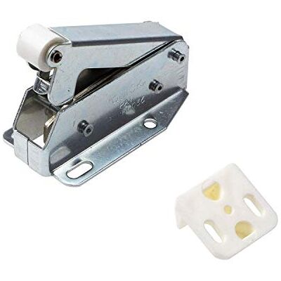 Gedotec Ressort loqueteaux RAPIDE Les prises Cabinet Porte Fermeture à pression Métal Automatique Meubles Snaps pour Portes d'armoires & Pli Acier nickelé 1 Pièce Federschnapp Cap avec Objet - Publicité Gedotec Ressort loqueteaux RAPIDE Les prises Cabinet Porte Fermeture à pression Métal Automatique Meubles Snaps pour Portes d'armoires & Pli Acier nickelé 1 Pièce Federschnapp Cap avec Objet - Publicité