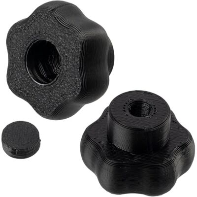 AERZETIX Lot de 20 boutons molettes de serrage М4 en forme d'étoile pour vis et écrou à 6 pans verrouiller bloquer réglage mobilier technique trépied en plastique noir - Publicité AERZETIX Lot de 20 boutons molettes de serrage М4 en forme d'étoile pour vis et écrou à 6 pans verrouiller bloquer réglage mobilier technique trépied en plastique noir - Publicité