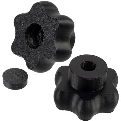 AERZETIX Lot de 10 boutons molettes de serrage М8 en forme d'étoile pour vis et écrou à 6 pans verrouiller bloquer réglage mobilier technique trépied en plastique noir - Publicité AERZETIX Lot de 10 boutons molettes de serrage М8 en forme d'étoile pour vis et écrou à 6 pans verrouiller bloquer réglage mobilier technique trépied en plastique noir - Publicité