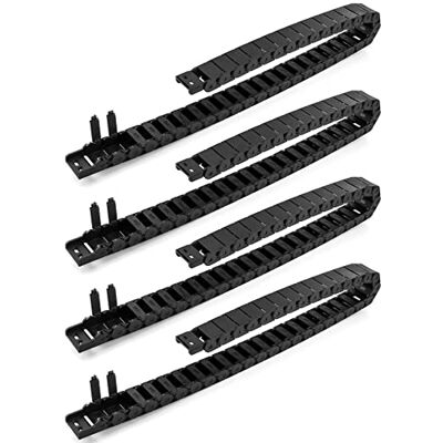 QWORK 4 Pièces Chaîne porte Câbles, Chaîne de Trainage Pour l'Imprimante 3D, Machines Outils à Commande Numérique, 15mm x 30mm, Longueur 1 m - Publicité QWORK 4 Pièces Chaîne porte Câbles, Chaîne de Trainage Pour l'Imprimante 3D, Machines Outils à Commande Numérique, 15mm x 30mm, Longueur 1 m - Publicité