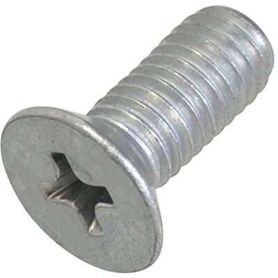 AERZETIX C58367 Lot de 20 Vis à tête fraisées M5x12 mm à empreinte PH à filetage métrique standard pour boulon d'assemblage DIN 965 en acier zingué couleur argent - Publicité AERZETIX C58367 Lot de 20 Vis à tête fraisées M5x12 mm à empreinte PH à filetage métrique standard pour boulon d'assemblage DIN 965 en acier zingué couleur argent - Publicité