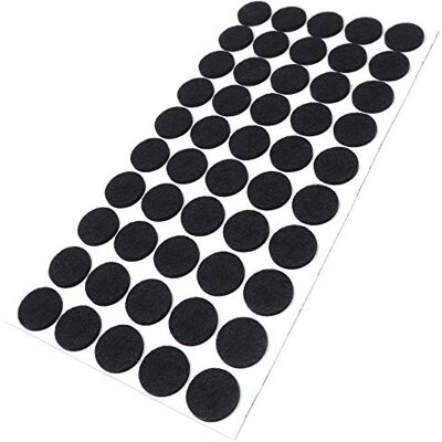Adsamm ® / 50 x patins en feutre / noirs / Ø 22 mm / rond / épaisseur 3,5 mm / patins glisseurs auto-adhésifs de qualité optimale - Publicité Adsamm ® / 50 x patins en feutre / noirs / Ø 22 mm / rond / épaisseur 3,5 mm / patins glisseurs auto-adhésifs de qualité optimale - Publicité