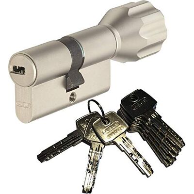 ABUS EC550 Profil-Cylindre à bouton Longueur Z35/K45mm avec 8 Clés - Publicité ABUS EC550 Profil-Cylindre à bouton Longueur Z35/K45mm avec 8 Clés - Publicité