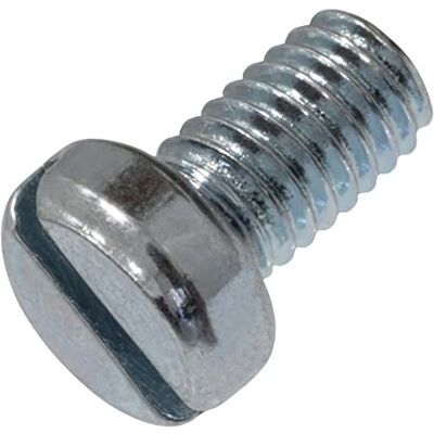 AERZETIX C60133 Lot de 10 Vis à métaux à tête cylindrique M3.5x6 mm à empreinte fendue S boulon d'assemblage DIN 84 dureté 4.8 en acier zingué couleur argent - Publicité AERZETIX C60133 Lot de 10 Vis à métaux à tête cylindrique M3.5x6 mm à empreinte fendue S boulon d'assemblage DIN 84 dureté 4.8 en acier zingué couleur argent - Publicité
