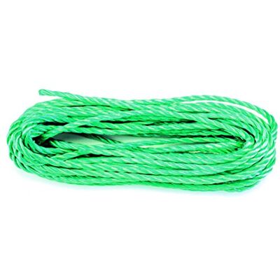 Chapuis PPC825U cordage Corde Polypropylène Torsadée Diamètre: 8 millimètres Longueur: 25 mètres couleur: Vert - Publicité Chapuis PPC825U cordage Corde Polypropylène Torsadée Diamètre: 8 millimètres Longueur: 25 mètres couleur: Vert - Publicité
