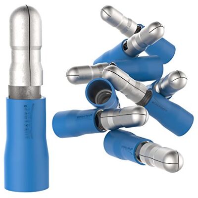AUPROTEC Fiche ronde 0,5–6,0 mm² teilisoliert PVC männlichee Connecteurs MPD Câble connecteur en laiton étamé - Publicité AUPROTEC Fiche ronde 0,5–6,0 mm² teilisoliert PVC männlichee Connecteurs MPD Câble connecteur en laiton étamé - Publicité