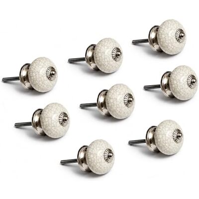 NACNIC - CerámicaRosa - Rose et Blanc - 40mm - Cabinet Knobs - Publicité NACNIC - CerámicaRosa - Rose et Blanc - 40mm - Cabinet Knobs - Publicité
