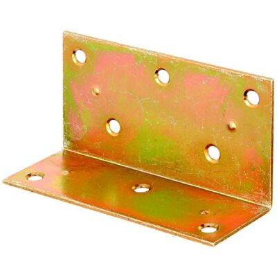 Alberts 847487 Équerre large galvanisé Sendzimir 60 x 40 x 115 mm kit de 25 - Publicité Alberts 847487 Équerre large galvanisé Sendzimir 60 x 40 x 115 mm kit de 25 - Publicité