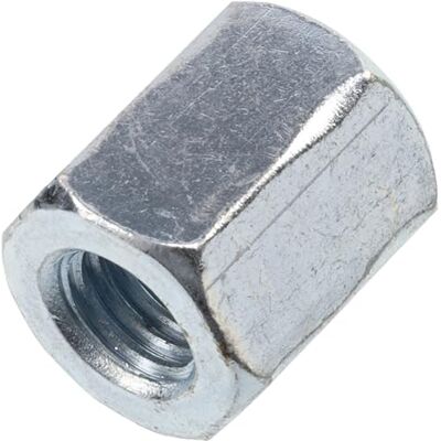 AERZETIX C74471 Lot de 10 Écrous de jonction hexagonaux allongés M10x20 mm écrou de rallonge prolongateur à filetage métrique en acier zingué - Publicité AERZETIX C74471 Lot de 10 Écrous de jonction hexagonaux allongés M10x20 mm écrou de rallonge prolongateur à filetage métrique en acier zingué - Publicité