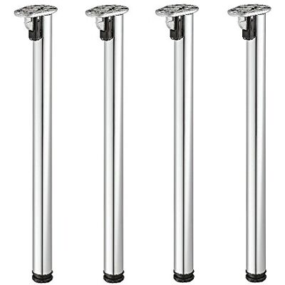 Gedotec Pieds de Table Rabattables Rondella Hauteur 705 mm Tube de Pied Ø 50 mm Set de 4 Chrome Poli Pieds de Meuble réglables en Hauteur Capacité de Charge 100 kg - Publicité Gedotec Pieds de Table Rabattables Rondella Hauteur 705 mm Tube de Pied Ø 50 mm Set de 4 Chrome Poli Pieds de Meuble réglables en Hauteur Capacité de Charge 100 kg - Publicité