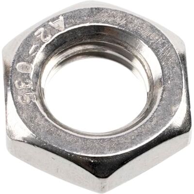 AERZETIX Lot de 25 Écrous hexagonaux à profil bas M12x1.75 mm en acier de couleur argent pour montage sur tige filetée, assemblage, jonction mécanique, bricolage et fixation légère - Publicité AERZETIX Lot de 25 Écrous hexagonaux à profil bas M12x1.75 mm en acier de couleur argent pour montage sur tige filetée, assemblage, jonction mécanique, bricolage et fixation légère - Publicité