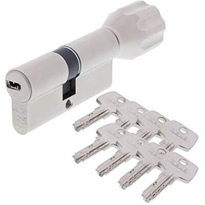 ABUS EC550 Profil-Cylindre à bouton Longueur Z40/K40mm avec 8 Clés - Publicité ABUS EC550 Profil-Cylindre à bouton Longueur Z40/K40mm avec 8 Clés - Publicité