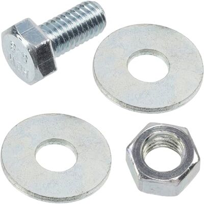 AERZETIX Kit ensemble de 25 boulons M5x10 mm à tête hexagonale + 50 rondelles larges M5x15 mm + 25 écrous hexagonaux M5 pour bricolage et fixation légère en acier - Publicité AERZETIX Kit ensemble de 25 boulons M5x10 mm à tête hexagonale + 50 rondelles larges M5x15 mm + 25 écrous hexagonaux M5 pour bricolage et fixation légère en acier - Publicité