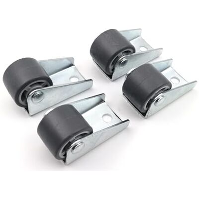 Design61 4X roulettes Fixes de Coffre roulettes de Coffre de lit Roulette de Meuble avec Bande de roulement Souple 45x25mm Roue Ø 25 x 19 mm - Publicité Design61 4X roulettes Fixes de Coffre roulettes de Coffre de lit Roulette de Meuble avec Bande de roulement Souple 45x25mm Roue Ø 25 x 19 mm - Publicité