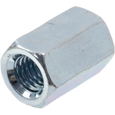 AERZETIX Lot de 20 Écrous de jonction allongés M8x20 à 6 pans pas de filetage 1.25 mm en acier zingué couleur argent fixation assemblage - Publicité AERZETIX Lot de 20 Écrous de jonction allongés M8x20 à 6 pans pas de filetage 1.25 mm en acier zingué couleur argent fixation assemblage - Publicité