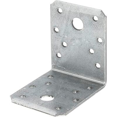 Alberts 832384 Équerre d'assemblage galvanisée Sendzimir 70 x 70 x 55 mm kit de 60 - Publicité Alberts 832384 Équerre d'assemblage galvanisée Sendzimir 70 x 70 x 55 mm kit de 60 - Publicité