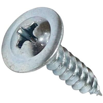 AERZETIX C44681 Lot de 100 Vis à tôle autotaraudeuses Ø4.2x19mm à tête large bombée à empreinte PH/cruciforme ossature bardage métallique chéneaux en acier zingué couleur argent - Publicité AERZETIX C44681 Lot de 100 Vis à tôle autotaraudeuses Ø4.2x19mm à tête large bombée à empreinte PH/cruciforme ossature bardage métallique chéneaux en acier zingué couleur argent - Publicité