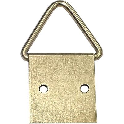 AERZETIX Lot de 20 Crochets Triangulaires pour Cadres/Objets de Suspension 11x11mm Cintres de Fixation pour Tableaux Photos en Acier Laitonné C48258 - Publicité AERZETIX Lot de 20 Crochets Triangulaires pour Cadres/Objets de Suspension 11x11mm Cintres de Fixation pour Tableaux Photos en Acier Laitonné C48258 - Publicité