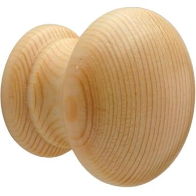 Gedotec JENNIFER Lot de 10 boutons de meuble en bois de pin brut Diamètre 30 mm Poignées de meuble avec insert fileté Boutons d'armoire et de porte pour armoires, commodes et meubles Boutons - Publicité Gedotec JENNIFER Lot de 10 boutons de meuble en bois de pin brut Diamètre 30 mm Poignées de meuble avec insert fileté Boutons d'armoire et de porte pour armoires, commodes et meubles Boutons - Publicité