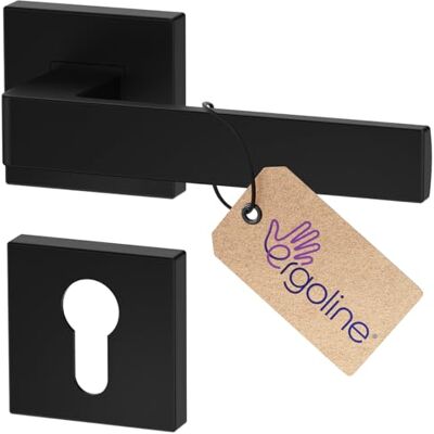 Luna Ensemble de Porte - Noir - Usage Intérieur/Extérieur - Publicité Luna Ensemble de Porte - Noir - Usage Intérieur/Extérieur - Publicité