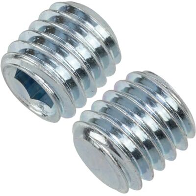 AERZETIX Lot de 12 Vis de Blocage Réglage sans Tête M5x5 mm à Bout Plat à Empreinte HEX2.5 à 6 Pans Creux en Acier Couleur Argent - Publicité AERZETIX Lot de 12 Vis de Blocage Réglage sans Tête M5x5 mm à Bout Plat à Empreinte HEX2.5 à 6 Pans Creux en Acier Couleur Argent - Publicité