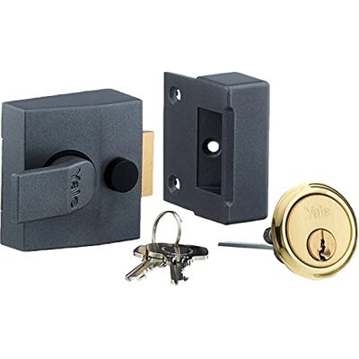 Yale P-85-DMG-PB-40 Serrure de nuit à verrouillage automatique - Nightlatch - Publicité Yale P-85-DMG-PB-40 Serrure de nuit à verrouillage automatique - Nightlatch - Publicité
