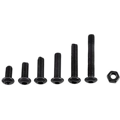Walfront M3 Kit de 250pcs Assortiment Vis Boulon Douille Hexagonale Tête Fraisée Plate/Bombée/Cylindrique Six Pans Creux en Acier d'Alliage avec Ecrous, M3 x 6/8/10/12/16/20mm (B: Tête Bombée) - Publicité Walfront M3 Kit de 250pcs Assortiment Vis Boulon Douille Hexagonale Tête Fraisée Plate/Bombée/Cylindrique Six Pans Creux en Acier d'Alliage avec Ecrous, M3 x 6/8/10/12/16/20mm (B: Tête Bombée) - Publicité