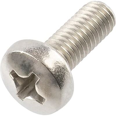 AERZETIX C59797 Lot de 10 Vis à métaux à tête cylindrique M6x16 mm à empreinte PH2 boulon d'assemblage DIN 7985 en acier inoxydable A2 couleur argent - Publicité AERZETIX C59797 Lot de 10 Vis à métaux à tête cylindrique M6x16 mm à empreinte PH2 boulon d'assemblage DIN 7985 en acier inoxydable A2 couleur argent - Publicité