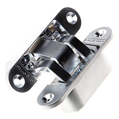ARGENTA Petit - 95mm Charnière Invisible pour Portes Lourdes - Chrome Mat - Publicité ARGENTA Petit - 95mm Charnière Invisible pour Portes Lourdes - Chrome Mat - Publicité