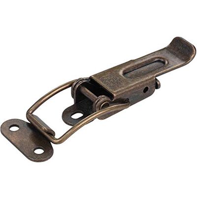 Gedotec Lot de 2 serrures de caisses en métal verrouillables avec contre-pièce – Table Catch Serrure à vis Acier bruni mat Lot de 2 – Serrures de serrage pour tables et coffres - Publicité Gedotec Lot de 2 serrures de caisses en métal verrouillables avec contre-pièce – Table Catch Serrure à vis Acier bruni mat Lot de 2 – Serrures de serrage pour tables et coffres - Publicité