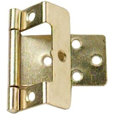 Merriway Bulk Hardware BH01752 Charnière affleurante coudée Electro-Laiton, 16 mm, Set de 2 Pièces - Publicité Merriway Bulk Hardware BH01752 Charnière affleurante coudée Electro-Laiton, 16 mm, Set de 2 Pièces - Publicité