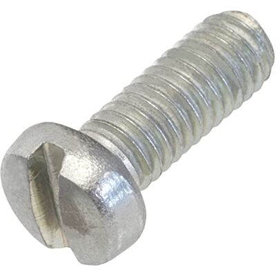 AERZETIX C58338 Lot de 30 Vis M6x16 mm à métaux à tête cylindrique et empreinte fendue SL pour boulon d'assemblage DIN 84 en acier zingué couleur : argent - Publicité AERZETIX C58338 Lot de 30 Vis M6x16 mm à métaux à tête cylindrique et empreinte fendue SL pour boulon d'assemblage DIN 84 en acier zingué couleur : argent - Publicité