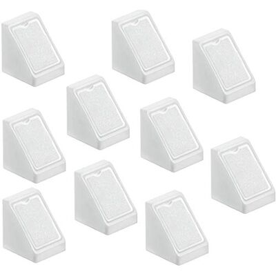 Gedotec H9580 Cornière d'Angle de Meuble Canne en Équerre pour Table, Chaise, Étagère Raccord en Plastique PVC avec Vis pour Coin et Joint de Mobilier Connect Universel Blanc Lot de 20 - Publicité Gedotec H9580 Cornière d'Angle de Meuble Canne en Équerre pour Table, Chaise, Étagère Raccord en Plastique PVC avec Vis pour Coin et Joint de Mobilier Connect Universel Blanc Lot de 20 - Publicité