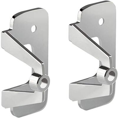 Gedotec Lot de 2 adaptateurs de poignée pour portes coulissantes pliantes – GRUMP Adaptateur chromé poli Poignée de meuble pour portes de placard & portes coulissantes - Publicité Gedotec Lot de 2 adaptateurs de poignée pour portes coulissantes pliantes – GRUMP Adaptateur chromé poli Poignée de meuble pour portes de placard & portes coulissantes - Publicité