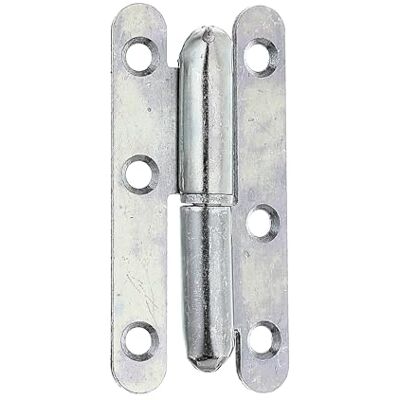 Alberts 865382 Paumelle universelle type Paris utilisable à gauche ou à droite galvanisée, en jaune 80 x 40 mm kit de 12 - Publicité Alberts 865382 Paumelle universelle type Paris utilisable à gauche ou à droite galvanisée, en jaune 80 x 40 mm kit de 12 - Publicité