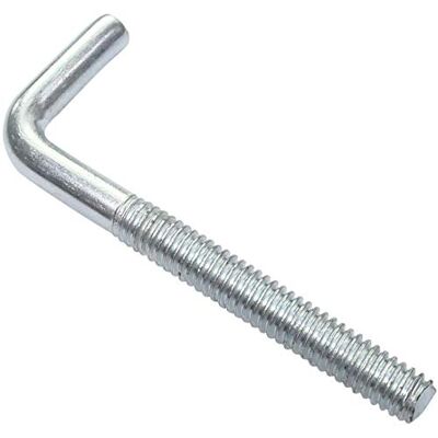 AERZETIX Lot de 20 Gonds à Vis Métaux à Filetage Métrique M4x40mm Crochet d'Angle en Forme de L Acier Zingué Couleur Argent - Publicité AERZETIX Lot de 20 Gonds à Vis Métaux à Filetage Métrique M4x40mm Crochet d'Angle en Forme de L Acier Zingué Couleur Argent - Publicité