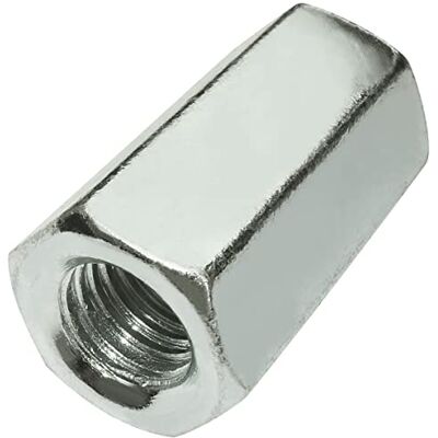 AERZETIX C58227 Lot de 5 Écrous de jonction hexagonaux allongés M14x42 mm écrou de rallonge prolongateur à filetage métrique en acier zingué - Publicité AERZETIX C58227 Lot de 5 Écrous de jonction hexagonaux allongés M14x42 mm écrou de rallonge prolongateur à filetage métrique en acier zingué - Publicité
