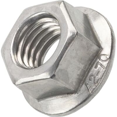 AERZETIX Lot de 12 écrous hexagonaux M12 à collerette/embase crantée pour bricolage, assemblage, fixation sur tige filetée et travaux de métallerie en acier de couleur argent - Publicité AERZETIX Lot de 12 écrous hexagonaux M12 à collerette/embase crantée pour bricolage, assemblage, fixation sur tige filetée et travaux de métallerie en acier de couleur argent - Publicité