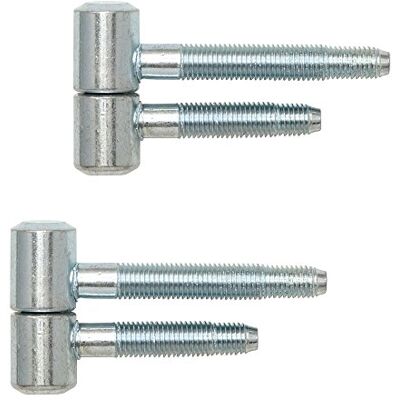 Gedotec Lot de 2 charnières de porte intérieure Fl 2 pièces Sangles de perçage pour portes plissées Diamètre de 16 mm Acier galvanisé Charge maximale : 100 kg Lot de 2 charnières de porte et - Publicité Gedotec Lot de 2 charnières de porte intérieure Fl 2 pièces Sangles de perçage pour portes plissées Diamètre de 16 mm Acier galvanisé Charge maximale : 100 kg Lot de 2 charnières de porte et - Publicité